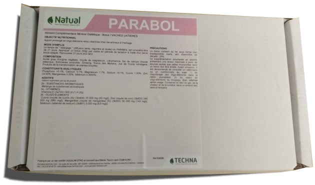 PARABOL bolus pro dojnice s vysok&yacute;m počtem somatick&yacute;ch buněk
