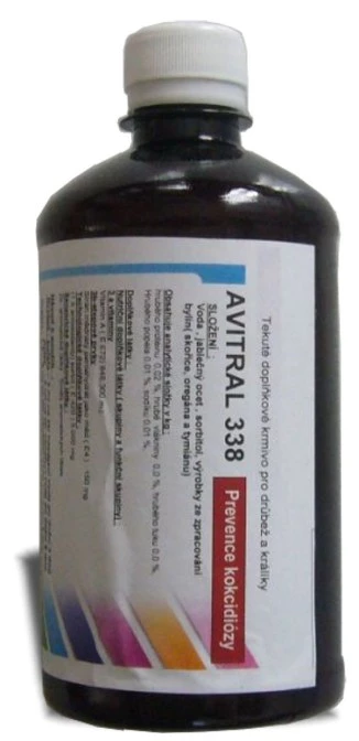 Avitral 0,5 l prevence než&aacute;douc&iacute;ch bakteri&iacute; (kokcidi&iacute;)