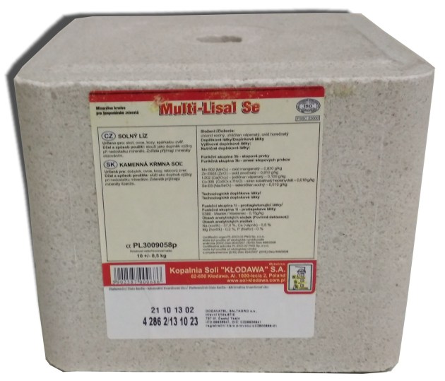 Miner&aacute;ln&iacute; liz bez mědi Multi Lisal SE (10 kg) kostka
