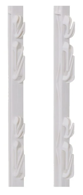 Sloupek pro elektrick&yacute; ohradn&iacute;k (156 cm) b&iacute;l&yacute; plastov&yacute;