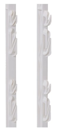 Sloupek pro elektrick&yacute; ohradn&iacute;k (156 cm) b&iacute;l&yacute; plastov&yacute;