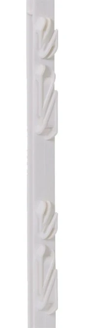 Sloupek pro elektrick&yacute; ohradn&iacute;k (156 cm) b&iacute;l&yacute; plastov&yacute;