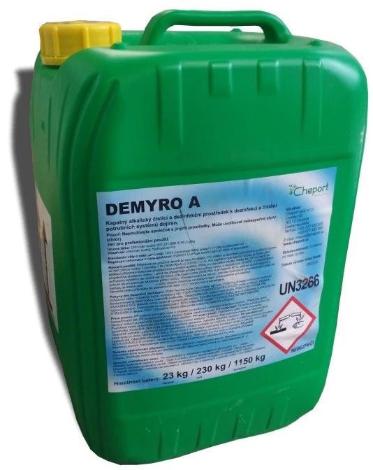 DEMYRO A (23 kg) alkalick&yacute; čist&iacute;c&iacute; prostředek