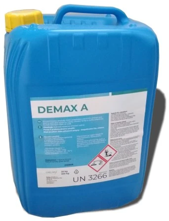 DEMAX A (25 kg) koncentrovan&yacute; alkalick&yacute; nepěniv&yacute; čistic&iacute; prostředek