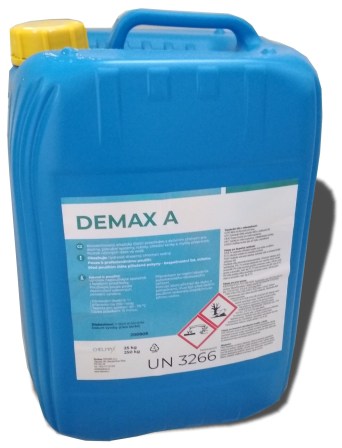 DEMAX A (25 kg) koncentrovan&yacute; alkalick&yacute; nepěniv&yacute; čistic&iacute; prostředek