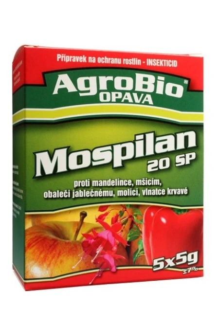 Mospilan 5 x 5 g insekticid proti &scaron;kůdcům na rostlin&aacute;ch