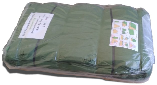 Kryc&iacute; plachta na bal&iacute;ky Green Netex (9,8 x 12,5 m) zelen&aacute;