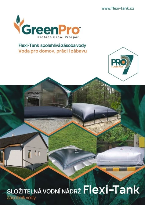 N&aacute;drž na vodu Flexi-Tank GreenPro 25 000 litrů